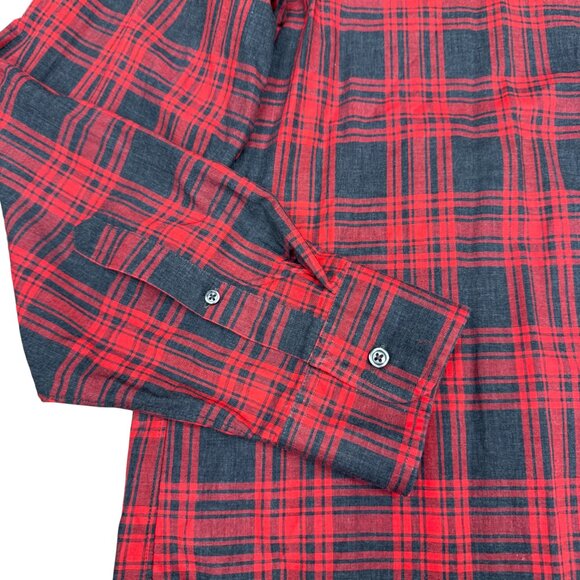 NWOT Men's J. CREW Slim Fit Casual Plaid Button Down Shirt | Size XL - Picture 3 of 7